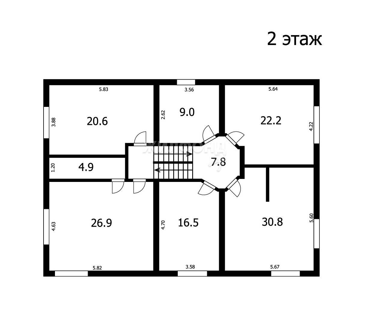 Купить коттедж в г.Новосибирск - вариант 8054164612 | Жилфонд